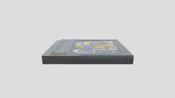 Gameboy Donkey Kong Textured 3D Model