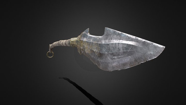 Old Glaive - Reworked textures and details 3D Model