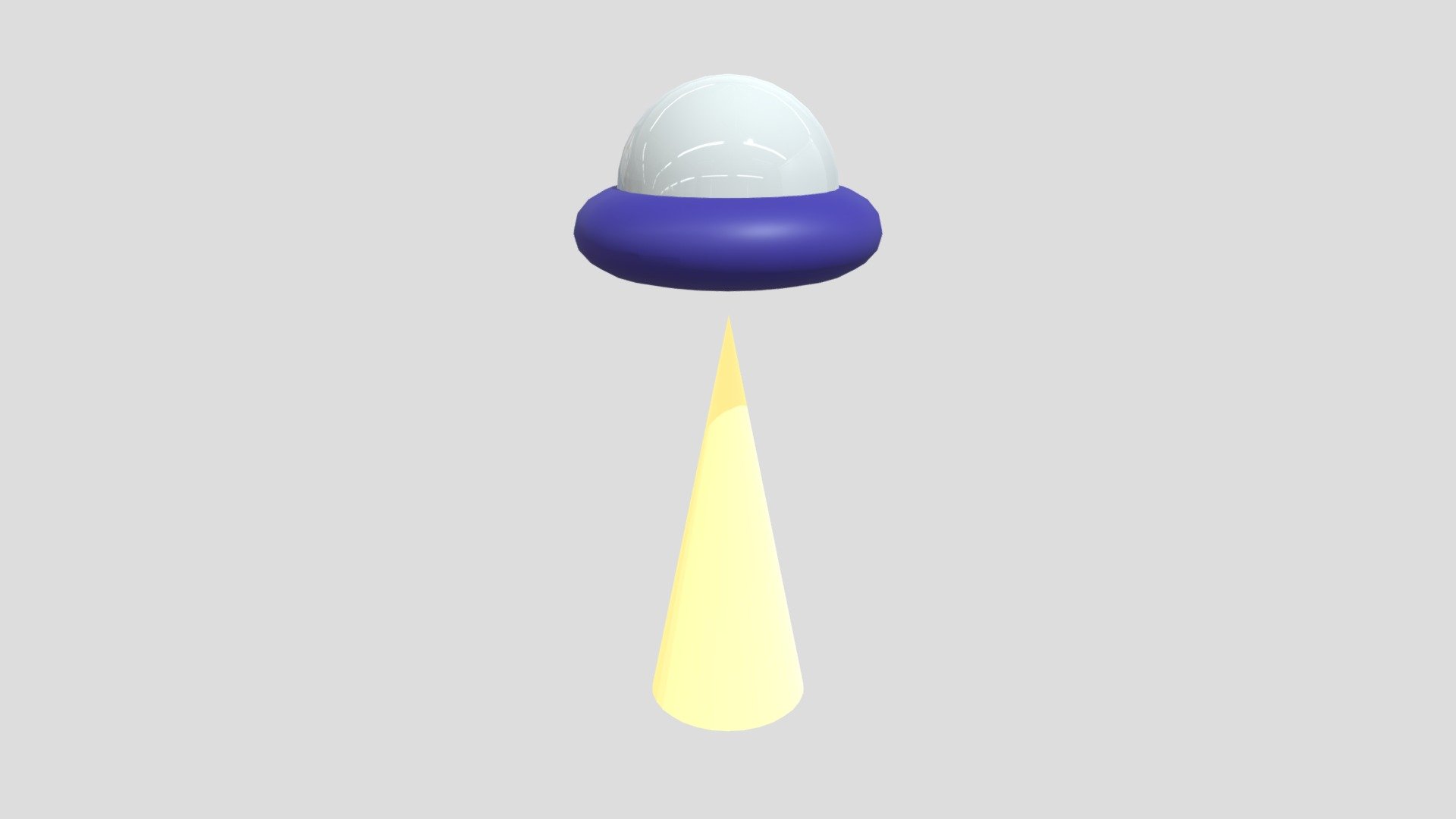 Low poly UFO