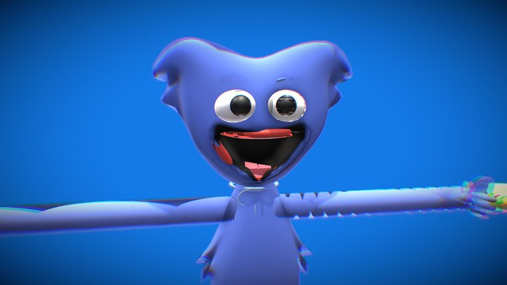 Huggy Art Version 3D Model