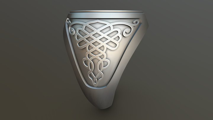 Beso Ring 2 3D Model