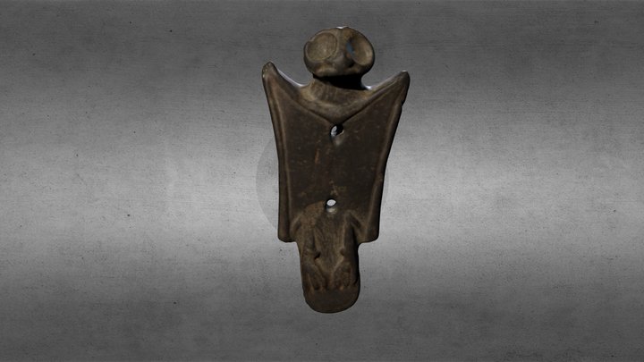443-14: Bat Effigy 3D Model
