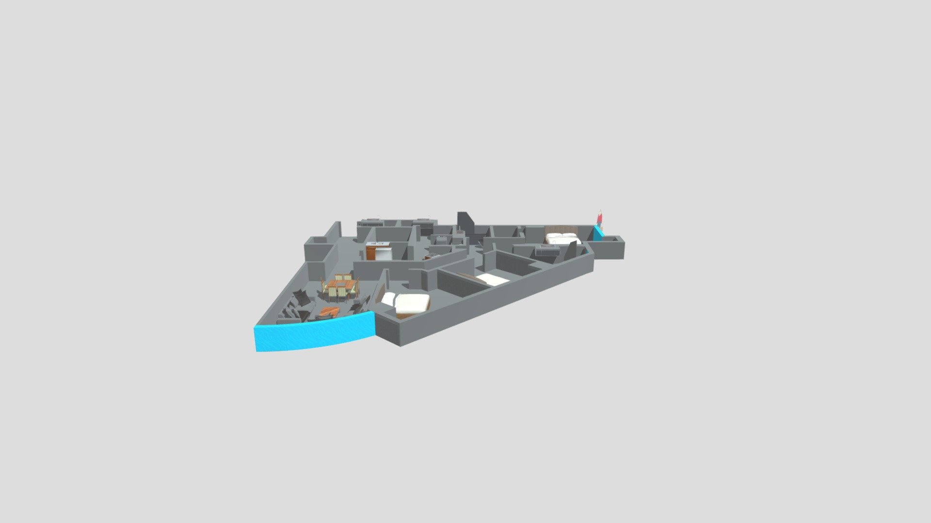 Torres del Poeta Depto 3D Superficie: 149.77 m2