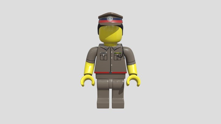 Lego Commissioner 3D Model