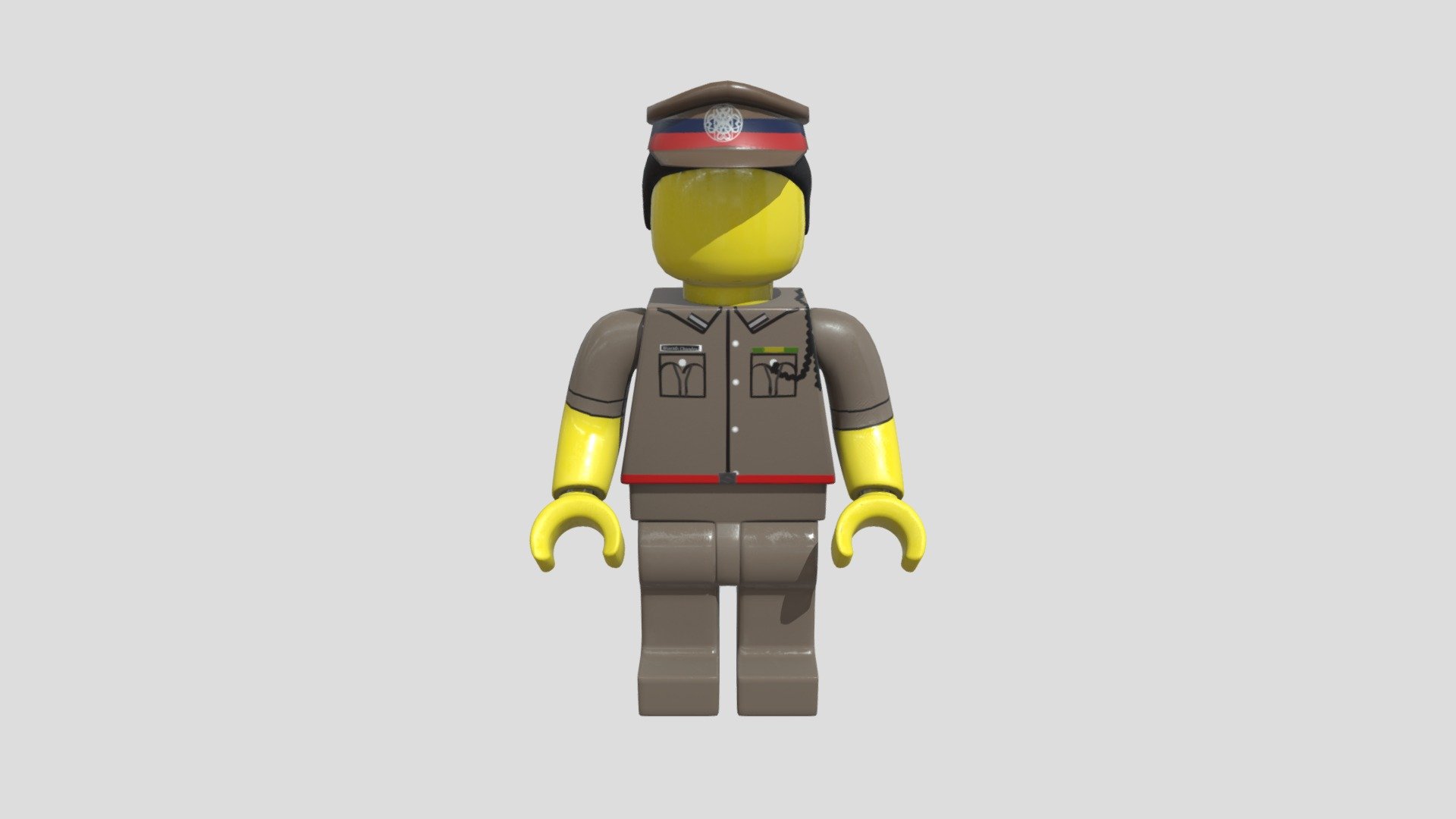 Lego Commissioner — Sketchfab embed 3D viewer