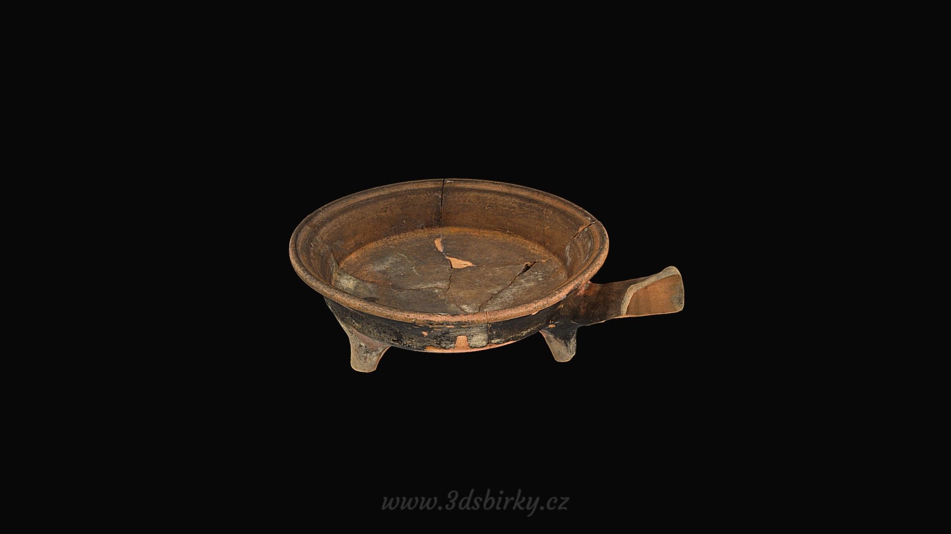 Keramická trojnožka — Sketchfab embed 3D viewer