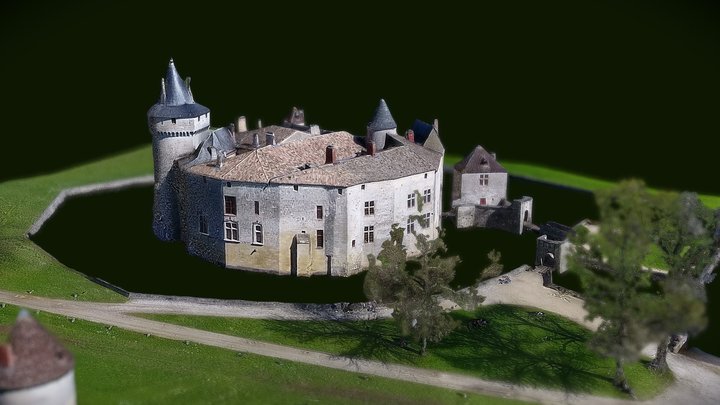 Le Château De La Brède (Gironde 33) FRANCE 3D Model