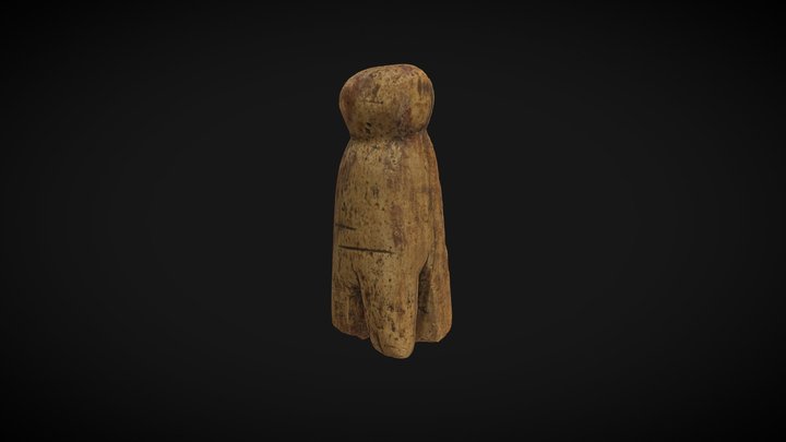 Ivory figurine (Mezyn site) 3D Model