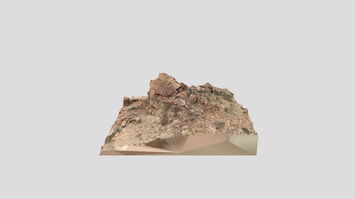 Desert Rock Scan 02 3D Model