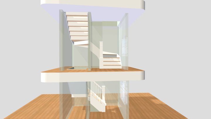 Viveiros Stairs 3D Model