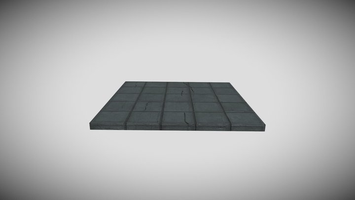 SM_yshu_pavement_24x24_crack 3D Model
