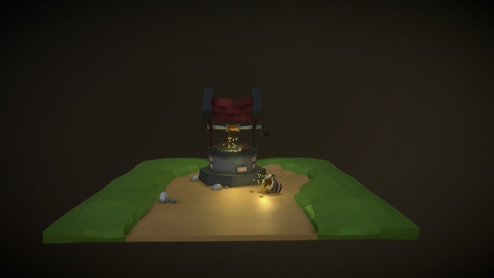 Pozo Entorno 3D Model
