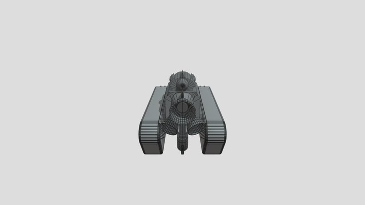 UVed SpaceShip 3D Model