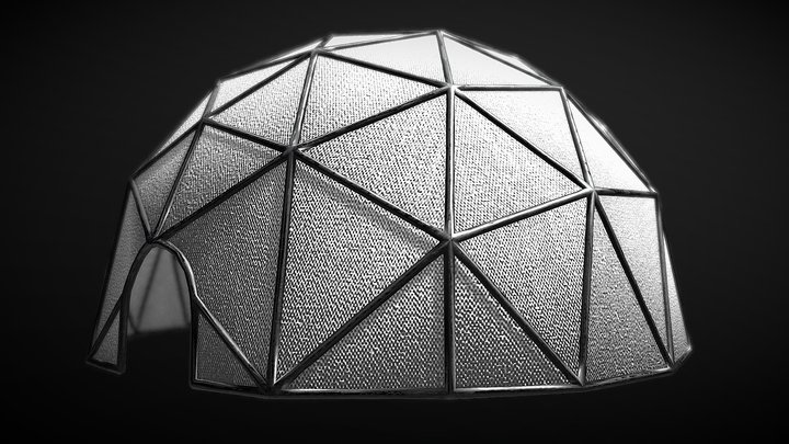 Sci-fi Dome 3D Model