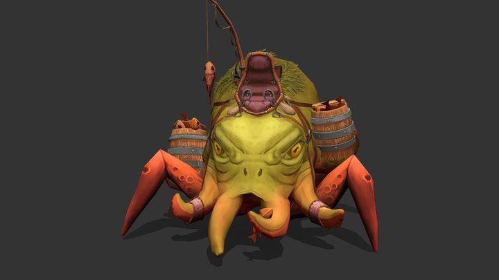 Otto the OCto-crab 3D Model
