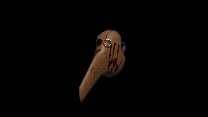 Plague Doctor Mask 3D Model