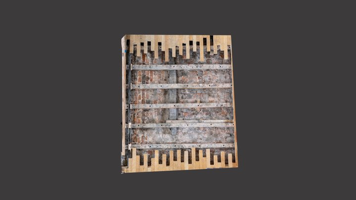 Banqueting House Floor Trench SW 3D Model