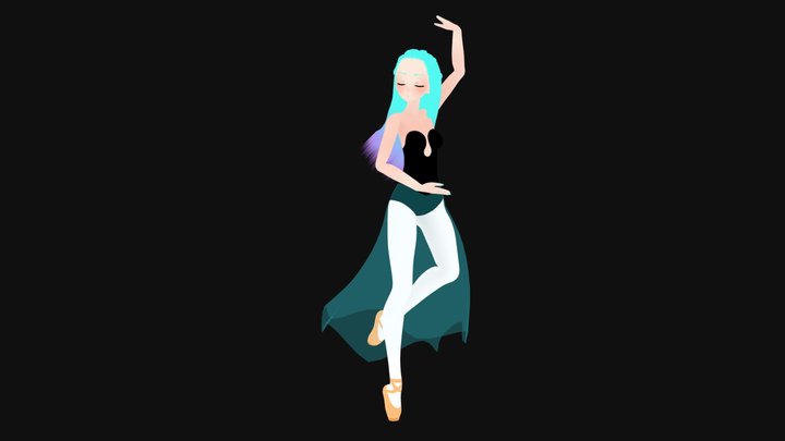 Mika ballerina 3D Model
