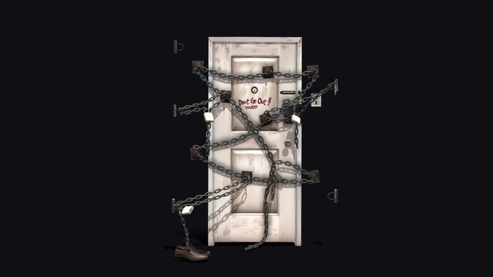 SILENT HILL 4: Door and Chains Recreation 3D Model