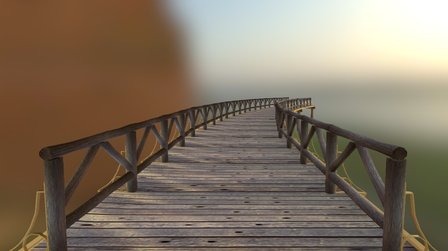 Ponte Grande (Parque dos lagos) 3D Model