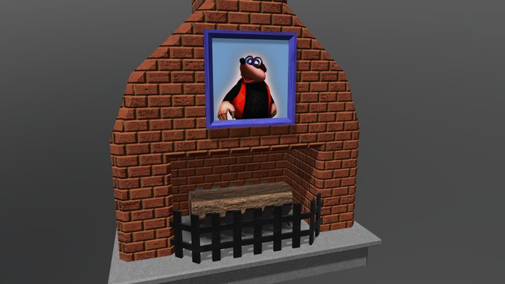 Fireplace 3D Model