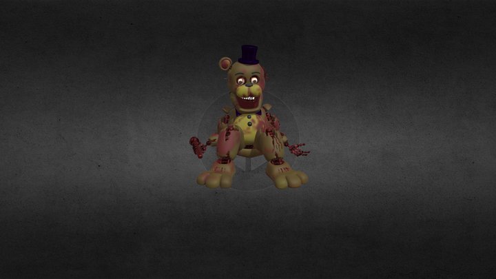 Fredbear UCN - Download Free 3D model by MrSpringMen (@MrSpringMen