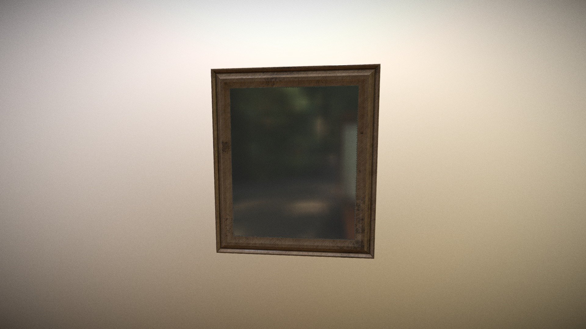 Wooden Mirror