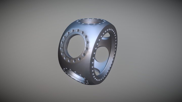 MCF800-SphHex-G2E6_(53-160200-1)_VRML 3D Model