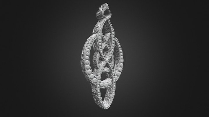 Duet Pendent 3D Model