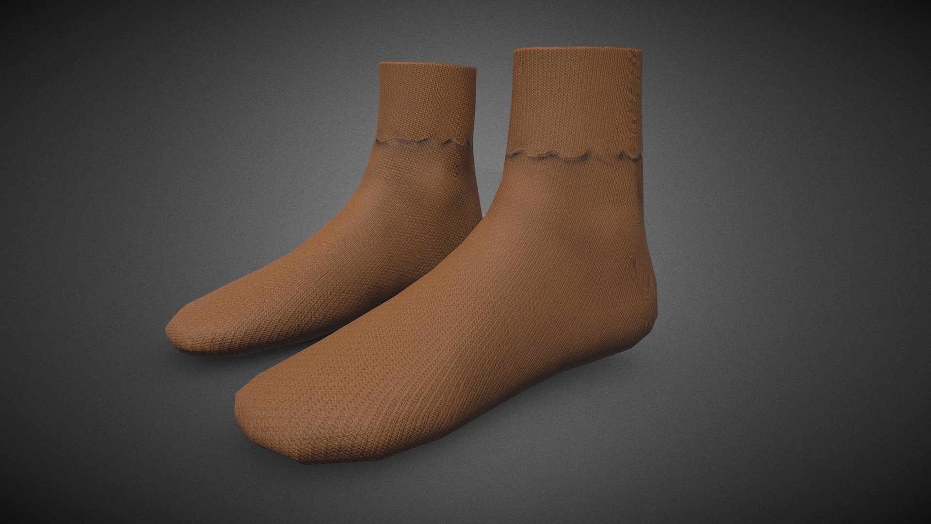 Brown Socks Style 1 - Buy Royalty Free 3D model by CG StudioX (@CG ...