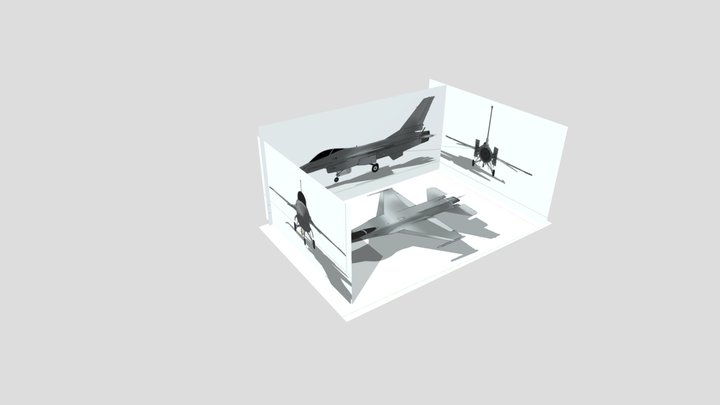 F-16 design template. – Free 3D Model STL