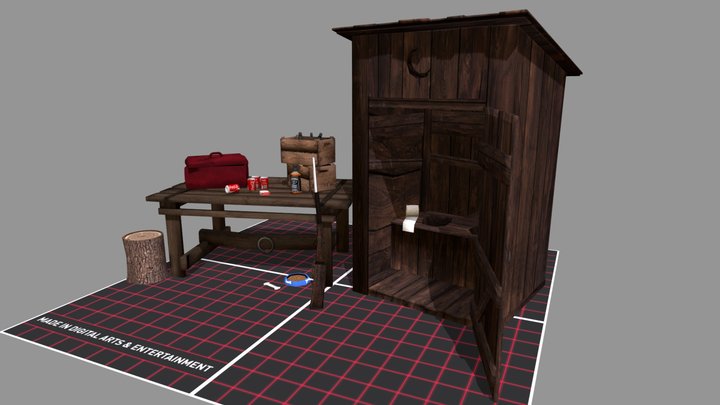 DAE 5 Finished props - Forest Loner 3D Model
