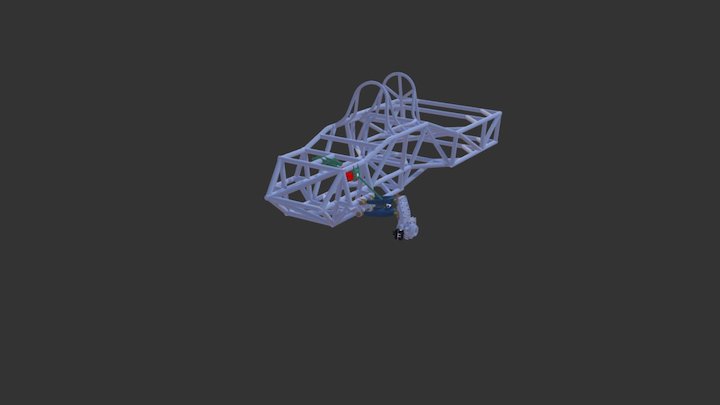 SR2 Front Suspension Assembly 3D Model