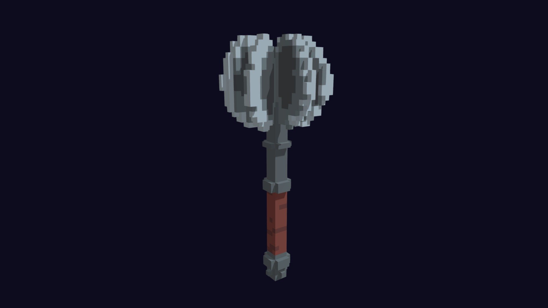 Voxel Axe 2 - 3D Lowpoly Weapon - Buy Royalty Free 3D model by MrMGames ...