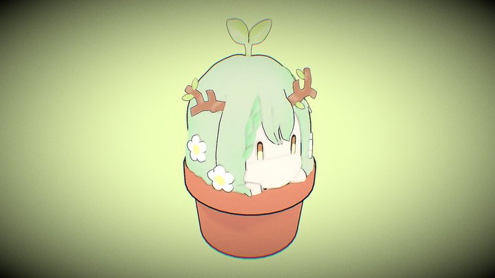 Little Ceres Fauna Potted 3D Model