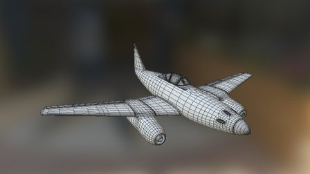 Messerschmitt Me-262 [HP] 3D Model