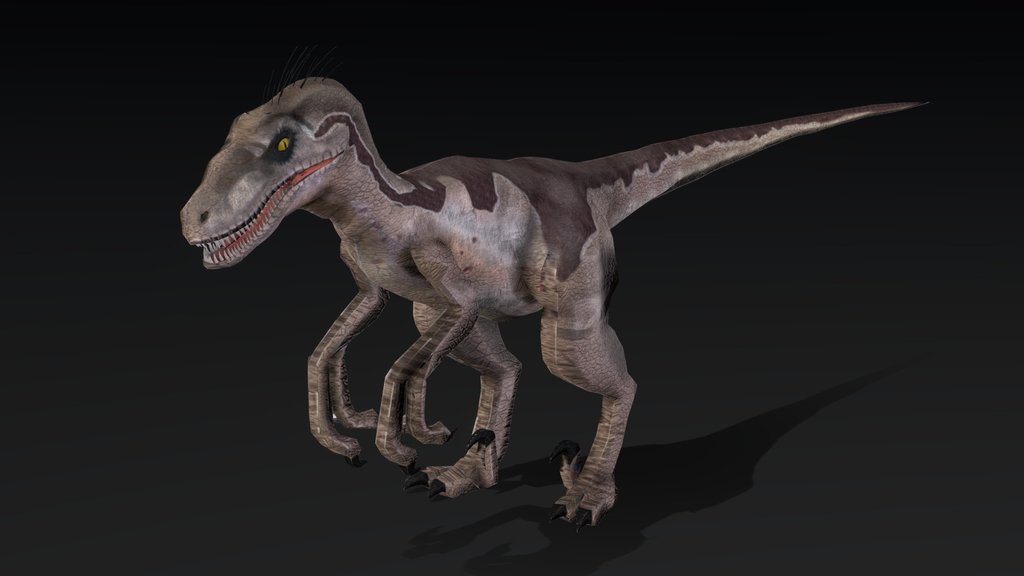 Velociraptor [VERY LOW POLY]