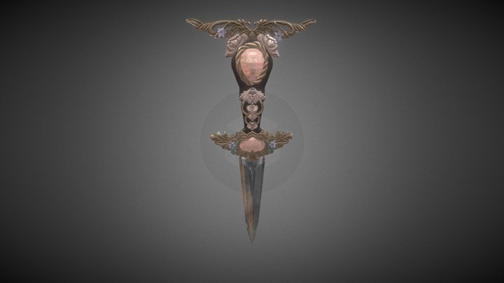 Gem Knife 3D Model