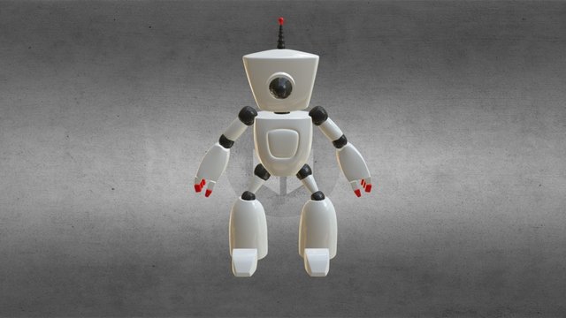 Robbo-bip Modelat 3D Model