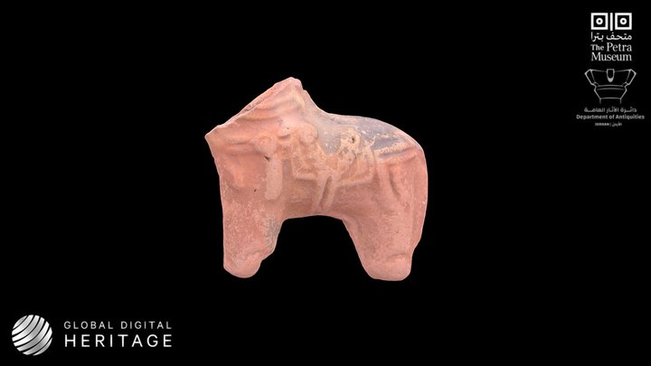 Camel Pottery Figurine - Petra Museum, Jordan