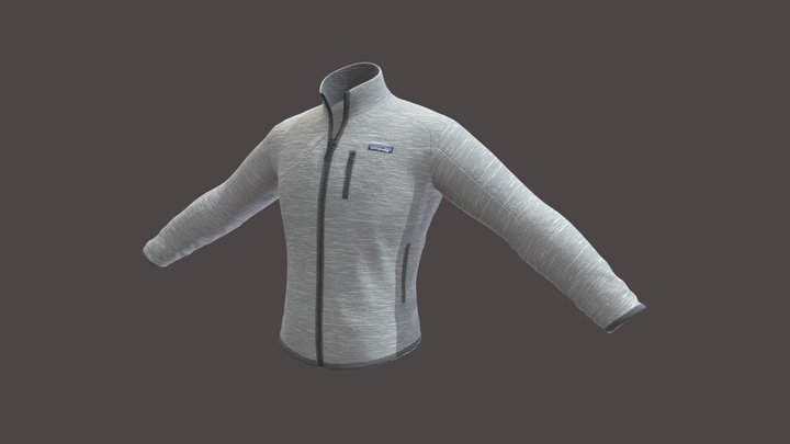 Sweater Jacket 3D Model