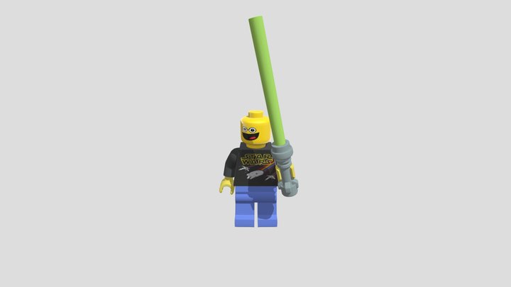 Star Wars Fan Minifig 3D Model