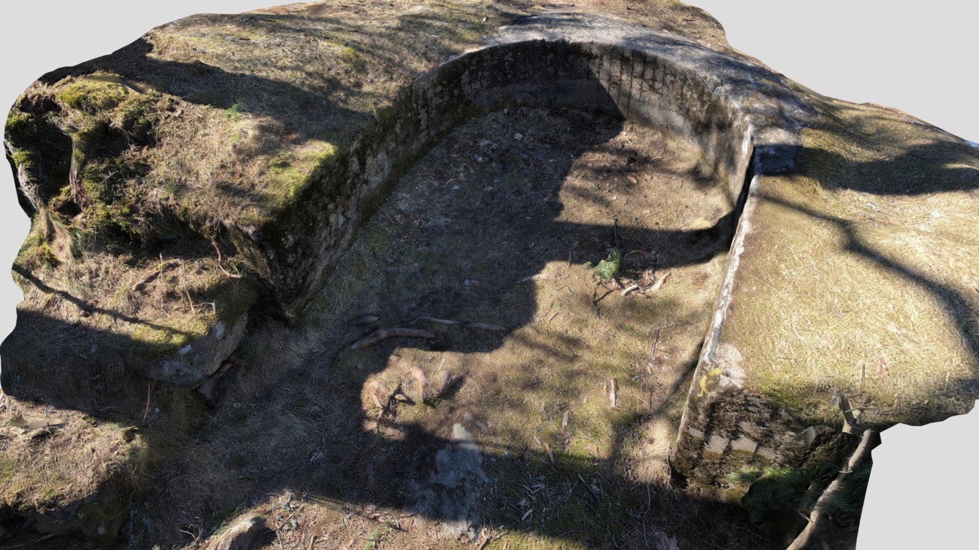WW1 search light position, Espoo, Finland