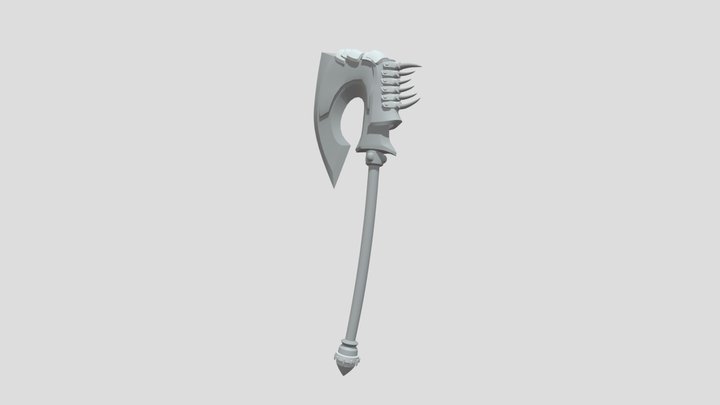 Gorehowl - Grommash Hellscream's Weapon 3D Model