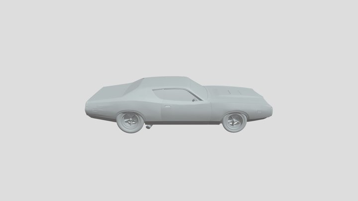 Dodge Charger SE 1972 scale1-70 for 3D-printing