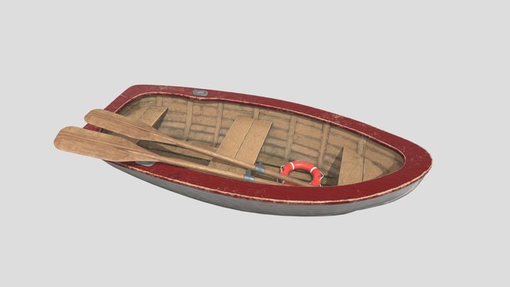 Wooden-boat 3D models - Sketchfab