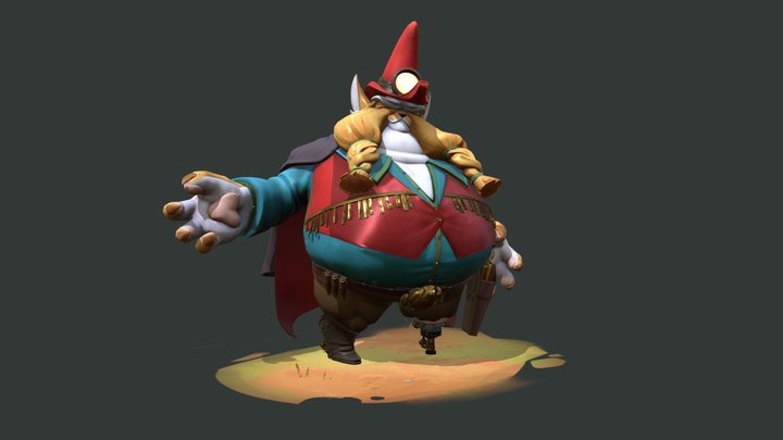 Snake Hunter - Realtime Character 3D Model