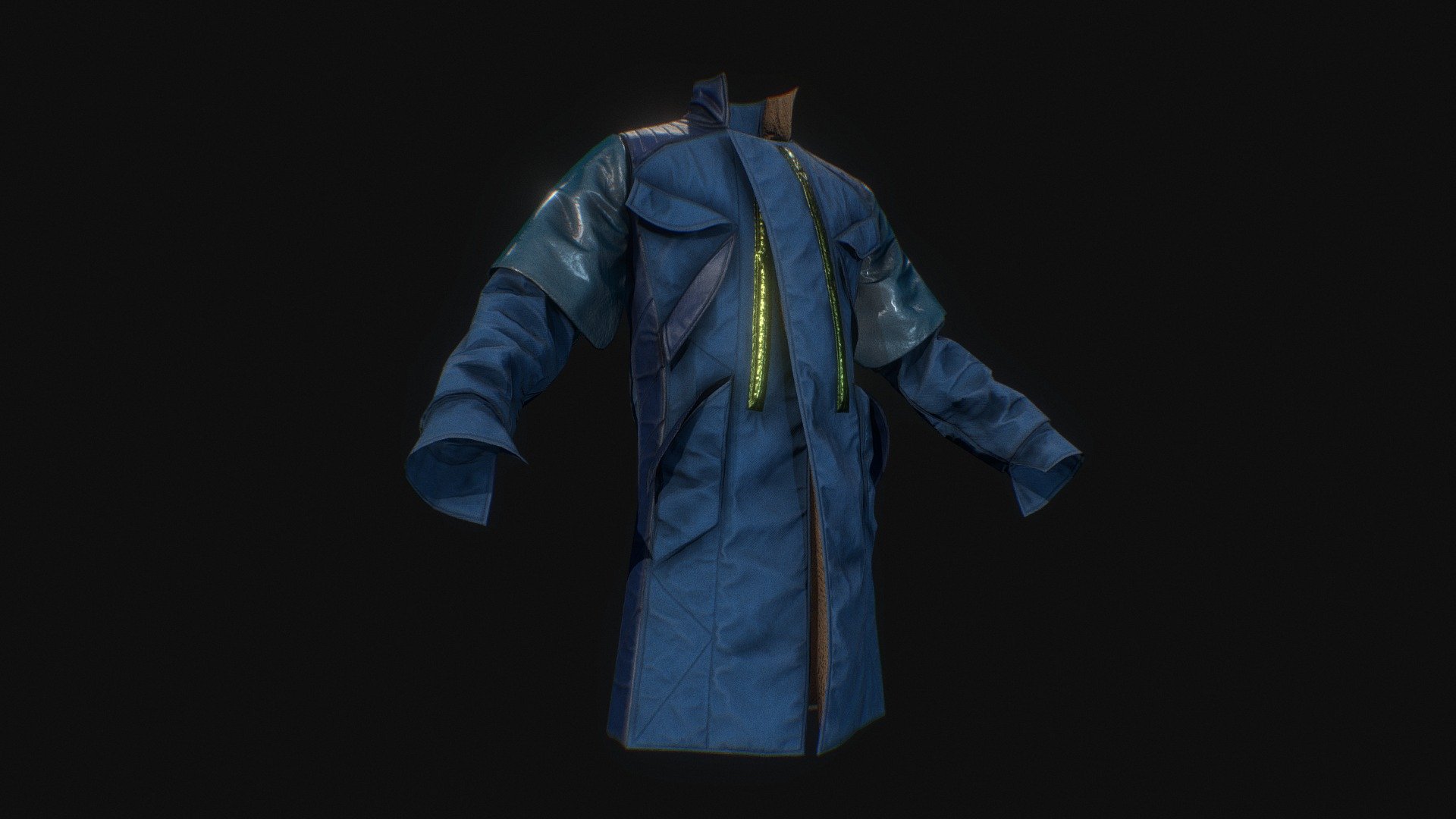 raincoat coat low poly 4k - Download Free 3D model by DEYMAR [71beac4 ...