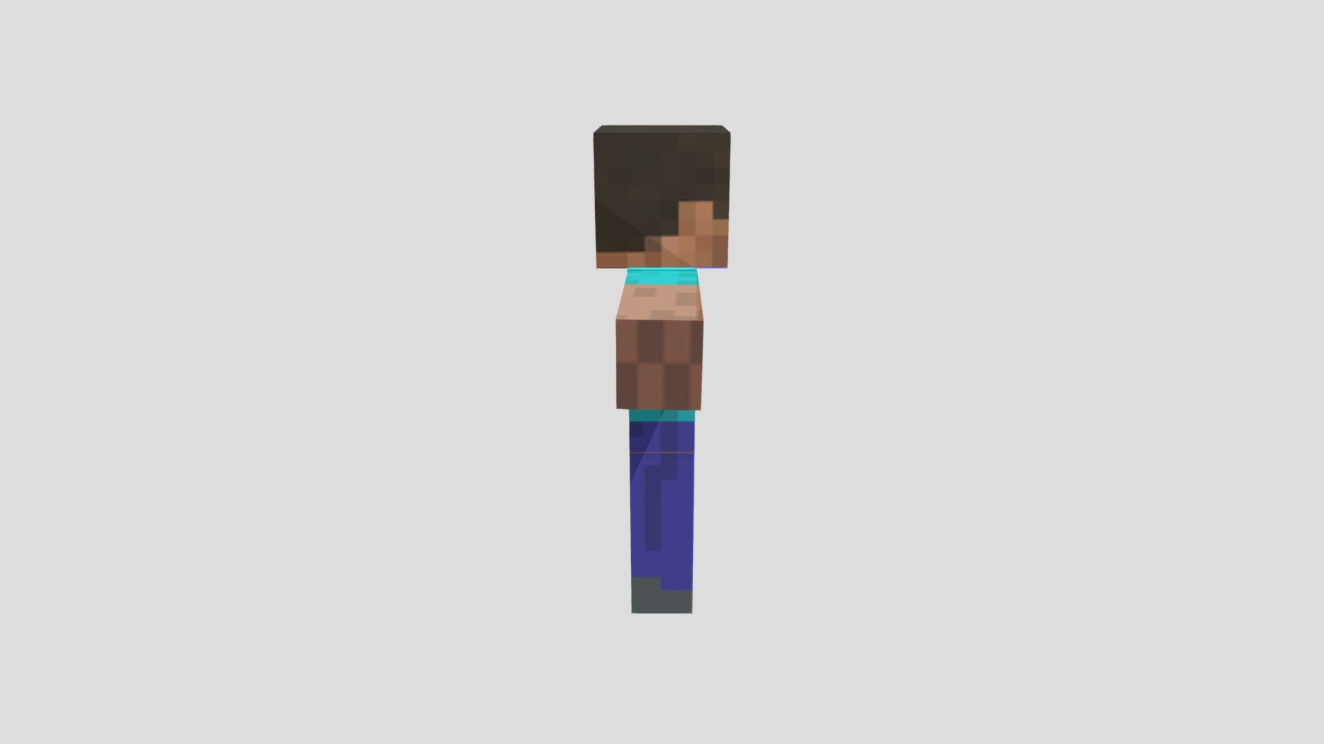 Minecraft-steve - 3D model by fbarthes.virdys [71bfa13] - Sketchfab