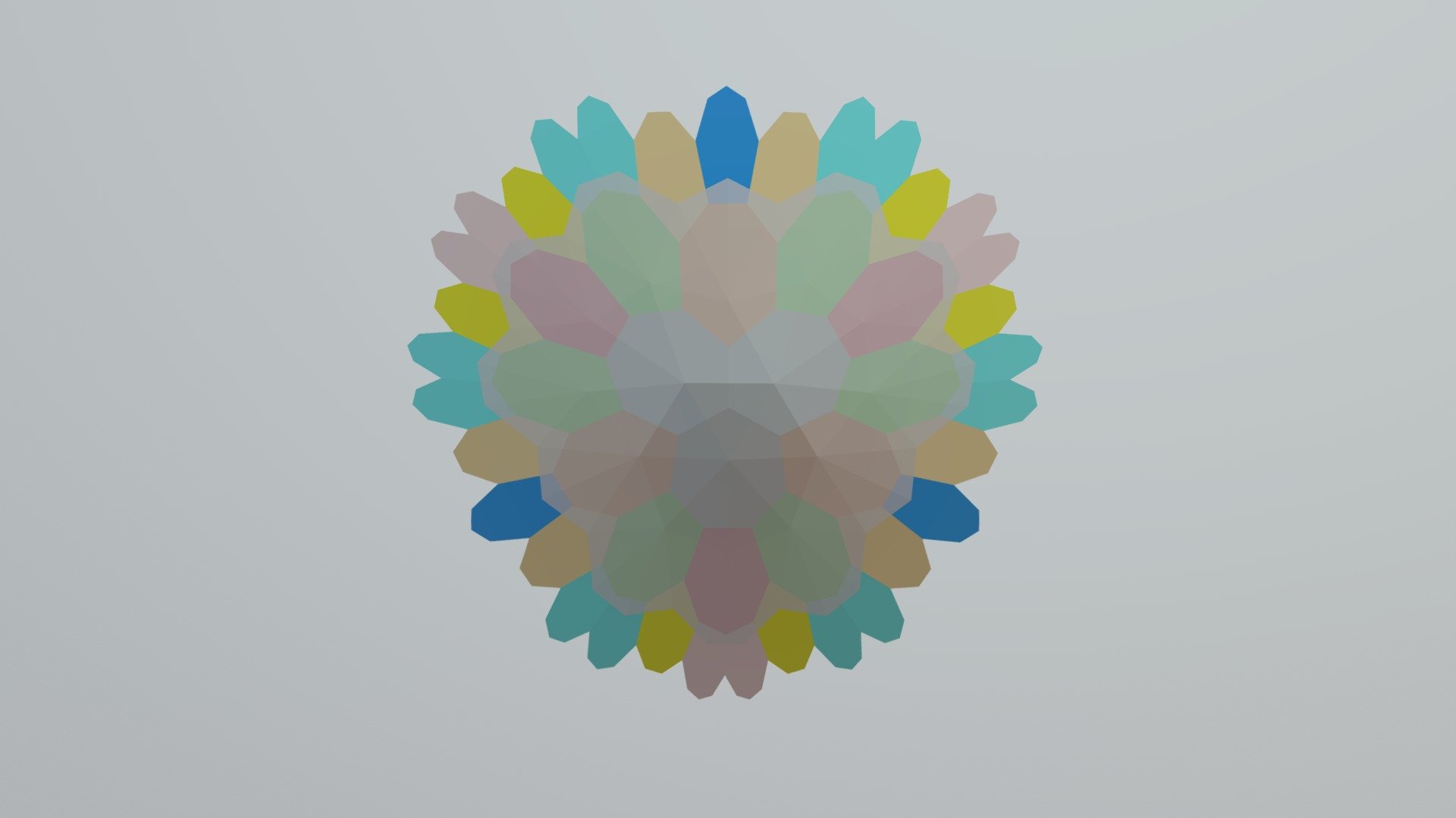 Dual of the Hyperbolic Heptagonal Hydrangea